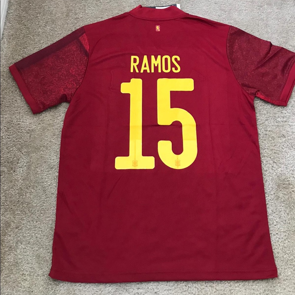 Spain National Soccer RAMOS jersey 2020